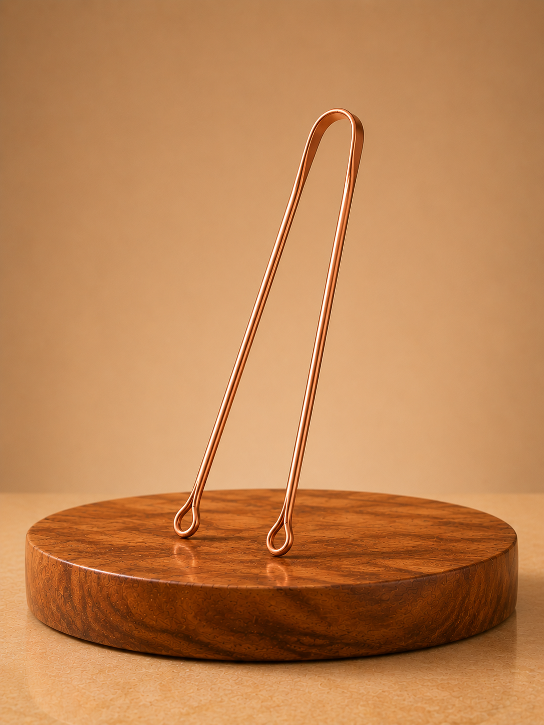 Copper tongue scraper